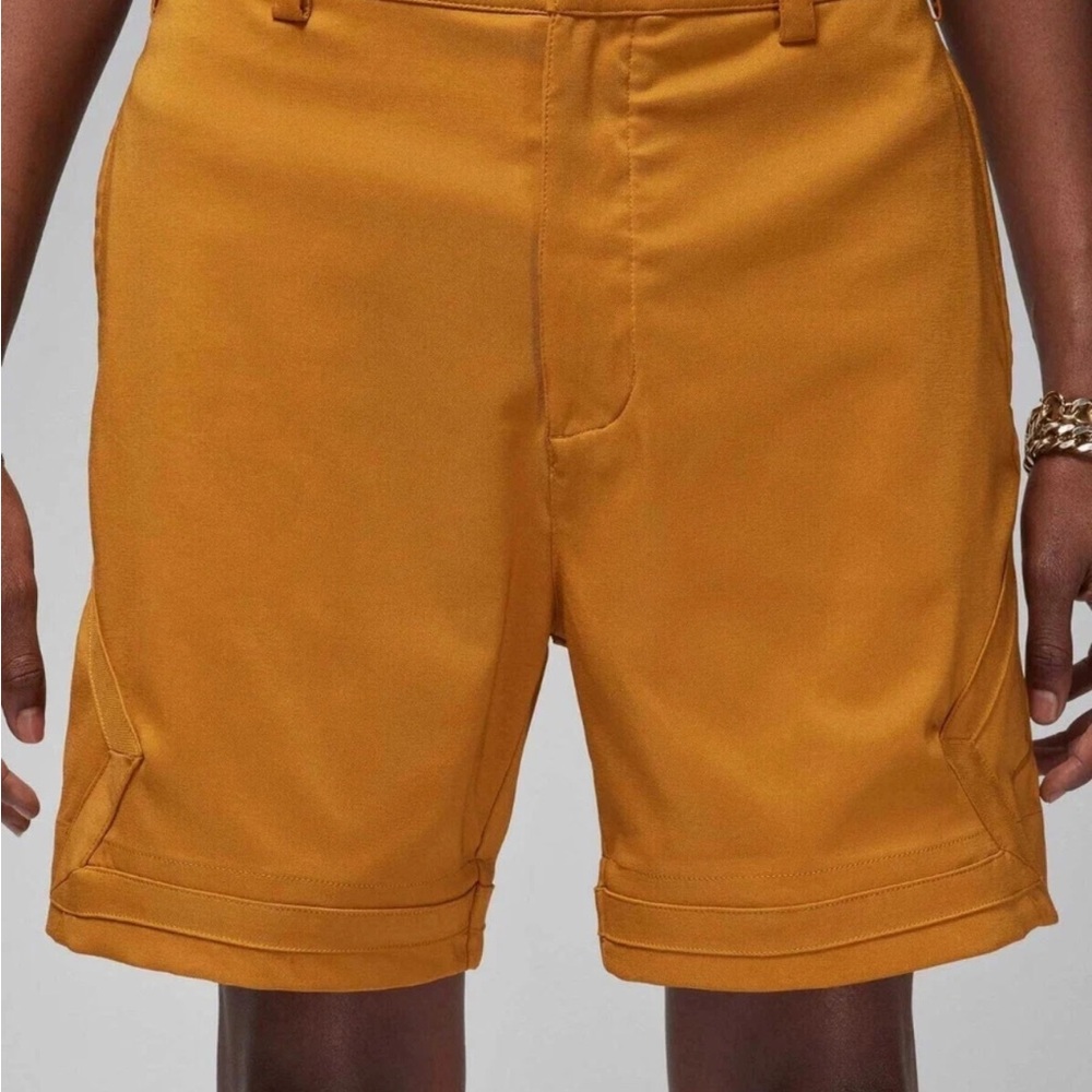 Jordan Men's Golden Tan Flat Front Shorts size 36 DZ0557-754 new $80